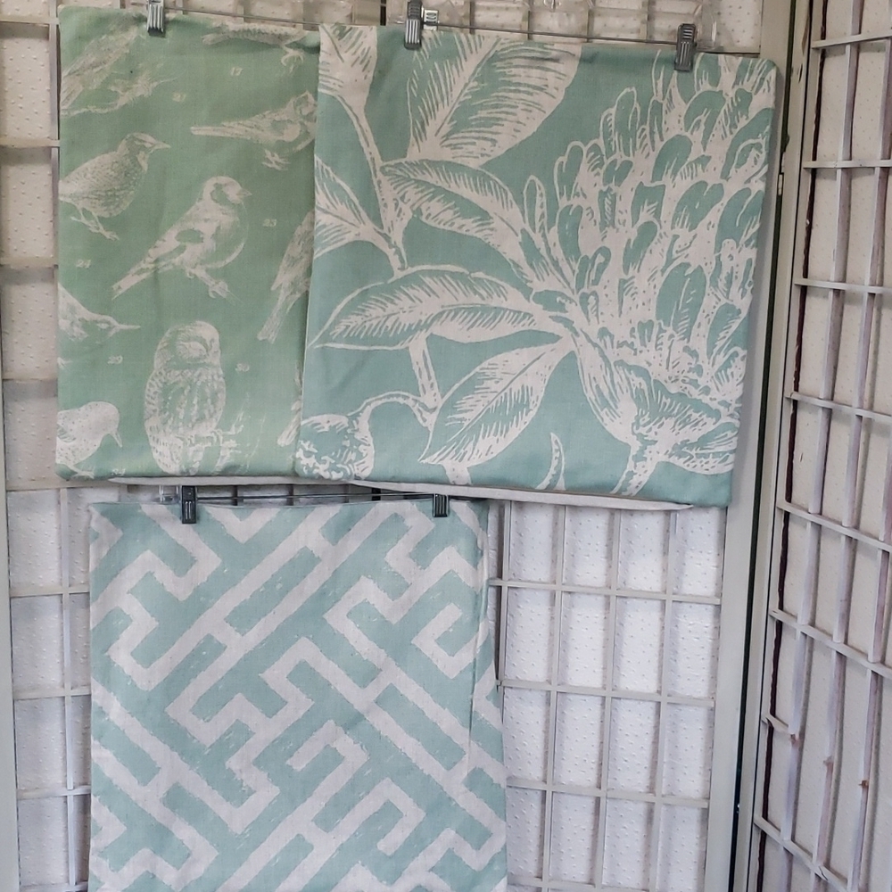 123 Creations pillow cases bundle linen blend new